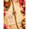 Pastel Hexa Floral Rakhi